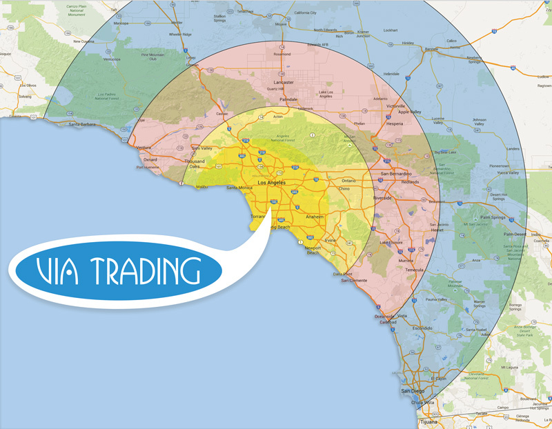 Shipping Radius Map
