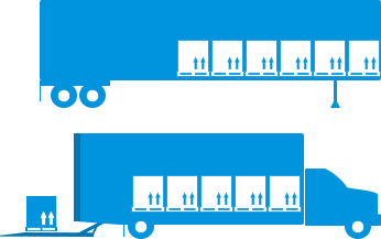 Image Showing How Much fits in an LTL Trailer