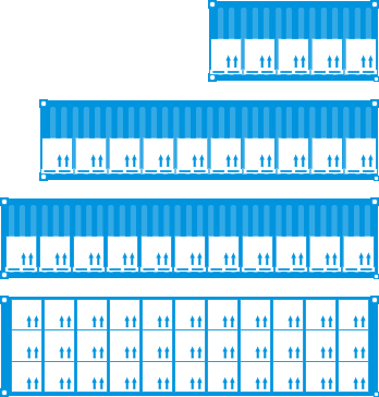 Via Trading Ocean Container Shipping or OCL - how much fits in an Ocean Shipping Container