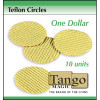 Teflon Circles Dollar size 10 units (T002) by Tango
