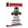 Blank Face Bicycle Cards (Red)