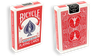 Bicycle Playing Cards 809 Mandolin Red by USPCC
