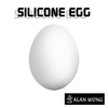 Silicone Egg (White) by Alan Wong - Trick