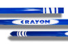 Appearing Crayon w/ Tip, Blue - 4 Feet