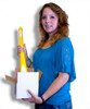 Appearing Crayon w/ Tip, Yellow - 4 Feet