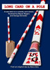 Long Card on a Pole - W. Rogers