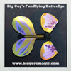 Big Guy's Fun Flying Butterflys - Purple Splash