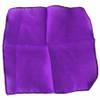 Purple Violet 9 inch Colored Silks- Professional Grade (12 Pack)