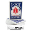 Magic Makers Bicycle Stripper Deck Blue With 10 Bonus Tricks