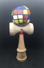 Hand Painted Kendama - Rubrics Cube By-Big Guy's Magic