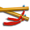 Chinese Sticks, Wood Finish - 14"