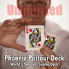 Parlour Deck MARKED (RED) Phoenix backs (3 x 4" / 7,5 x 10 cm).
