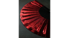 Appearing SnowStorming Fan V2 (Liquid Red) by Victor Voitko (Gimmick and Online Instructions) - Trick