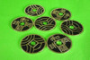 Japan Ancient Coin 1 1/2" - Black/Gold
