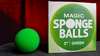 Magic Sponge Balls 4PK GREEN 3" by Murphy's Magic