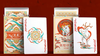 Three Rabbits with Ears Playing Cards
