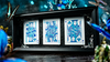 Prism Blue Morpho Playing Cards by TCC Fashion