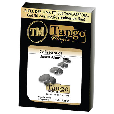 Coin nest of Boxes (Aluminum) by Tango - Trick (A0021)
