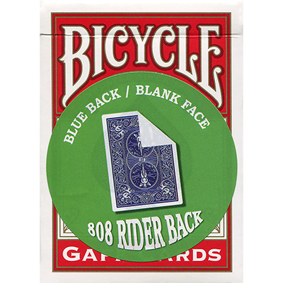 Blank Face Bicycle Cards (Blue)