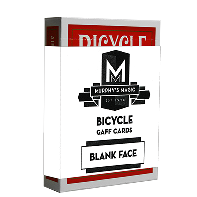 Blank Face Bicycle Cards (Red)