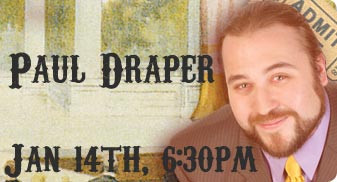 Paul Draper Lecture Advance Tickets $20.00