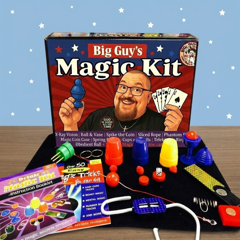 Big Guy’s Deluxe Magic Kit for Kids - Beginner Magic Set by Big Guy’s Magic