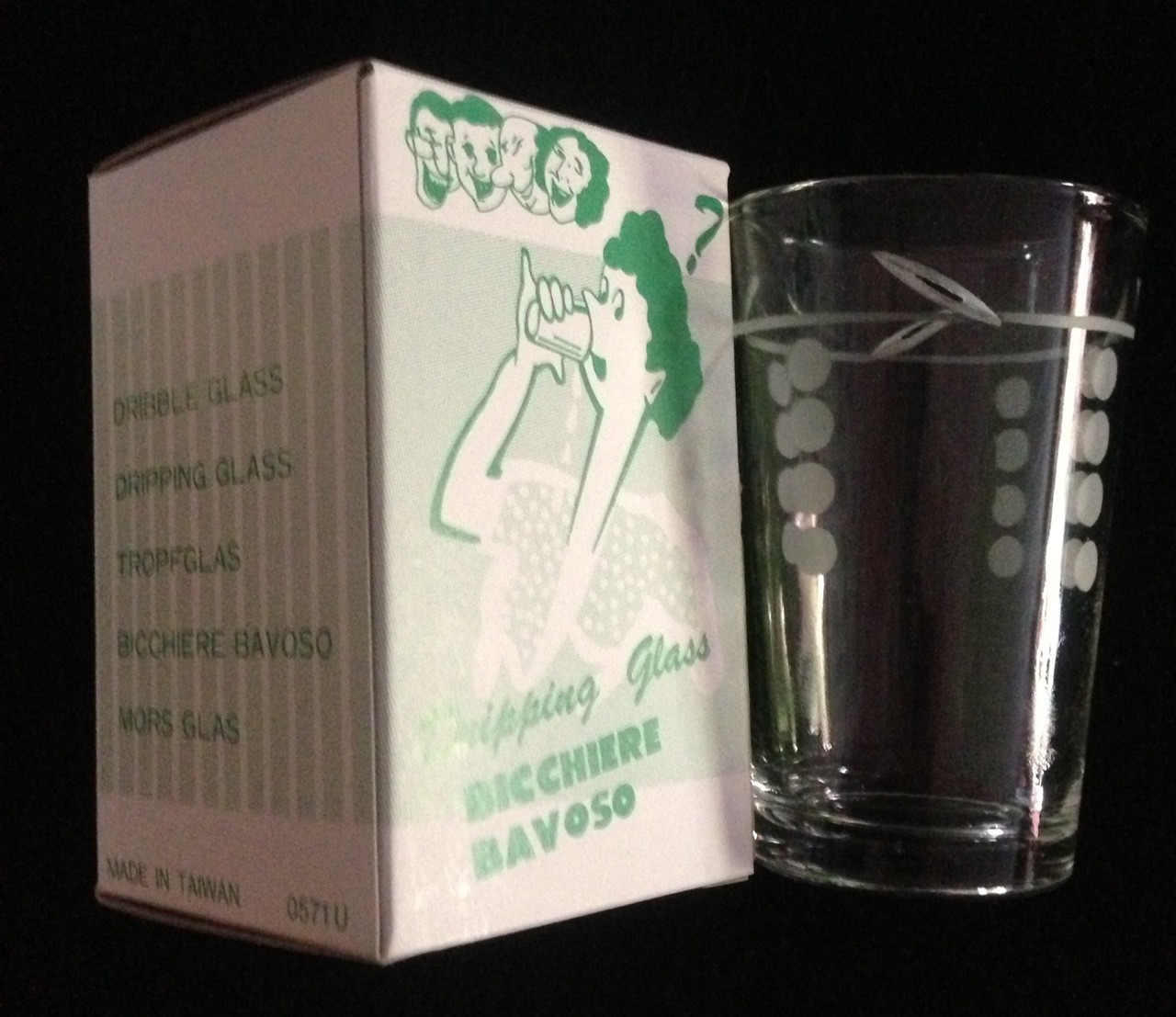 Funny Dribble Glass - Morris