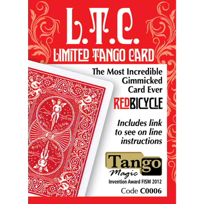 Limited Tango Card Red (T.L.C.) (C0006) by Tango - Trick