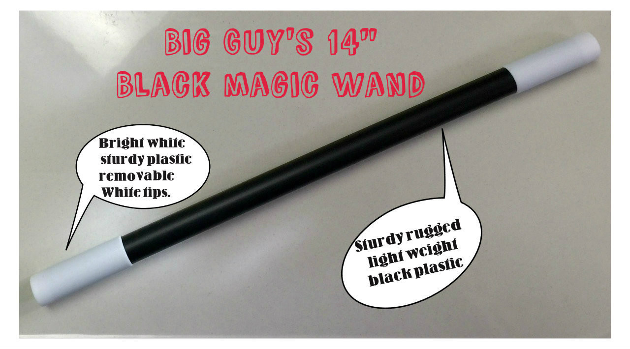 Big Guy's 14" Magic Wand black plastic sturdy well-built magic wand