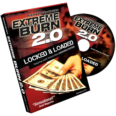 Extreme Burn 2.0: Locked & Loaded (Gimmicks and Online Instructions) by Richard Sanders - Trick