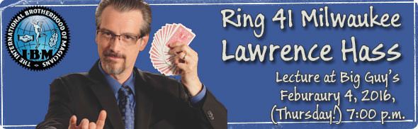 Ring 41 Lecture - Lawrence Hass - 2016 Lecture Advance Tickets