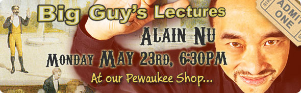 Alain Nu 2016 Lecture Advance Tickets $20.00 ($25 at door)