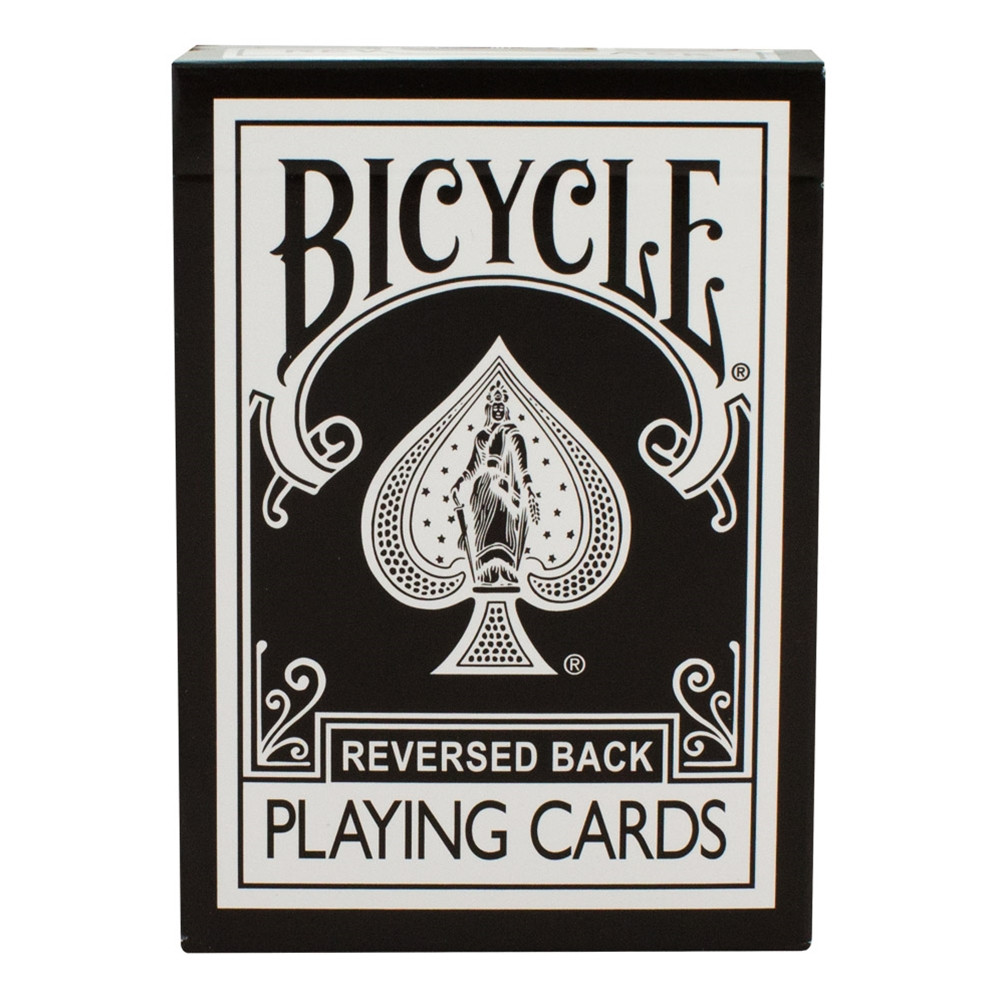 Reversed Back Bicycle Deck - Black