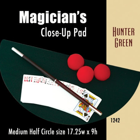 Medium Half Circle Close-up Pad (Hunter Green) 17.25 x 9