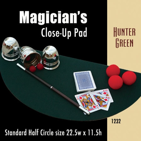 Standard Half Circle Close-up Pad (Hunter Green) 22.5 x 11.5