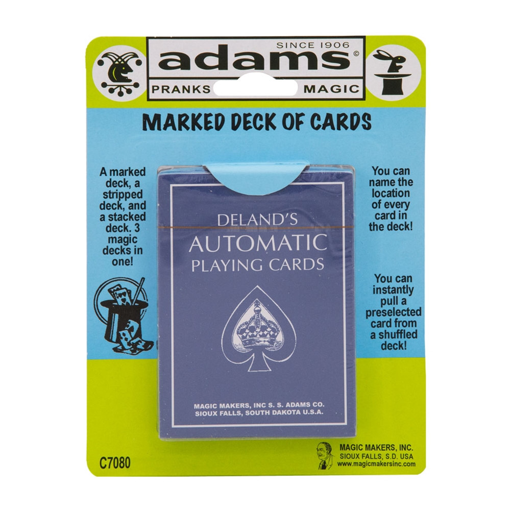 DELAND'S MARKED DECK - SS ADAMS