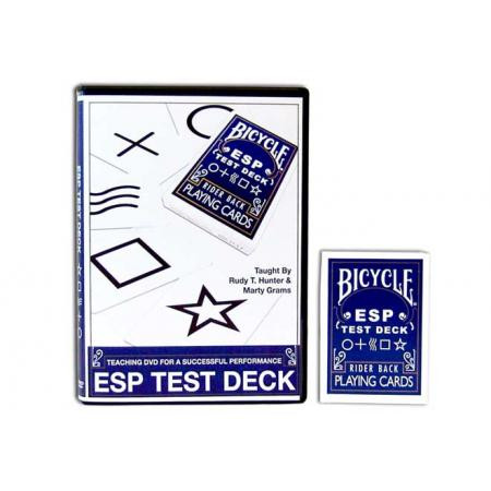 Bicycle ESP Test Deck with Magic Training Course