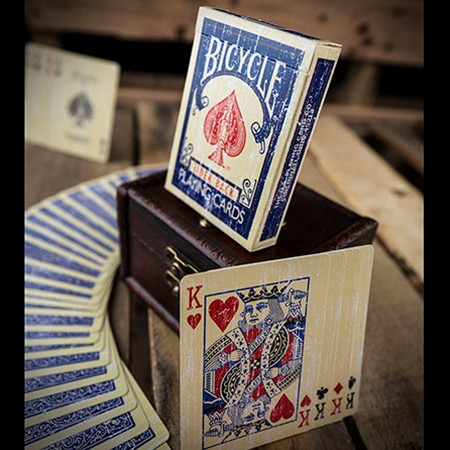 Bicycle Rider Back Faded Blue Deck