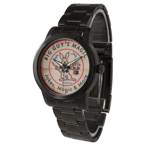 Big Guy's Unisex Oversized Black Bracelet Watch
