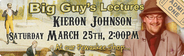 Kieron Johnson 2017 Lecture Advance Tickets $20.00 ($25 at door)