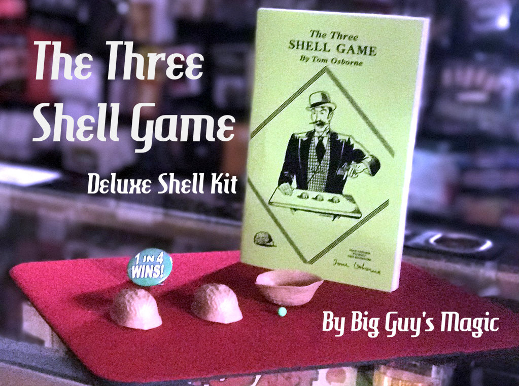 The Three Shell Game Deluxe Shell Kit- By Big Guy's Magic