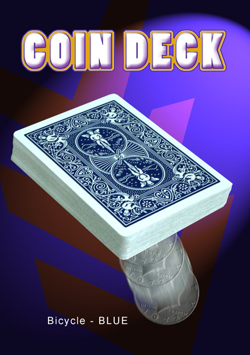Coin Deck, Bicycle- Blue