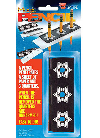 Pencil Penetration, Carded