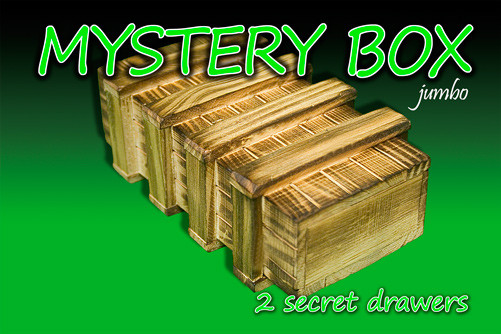 Mystery Box w/ 2 Secret Drawer, Jumbo