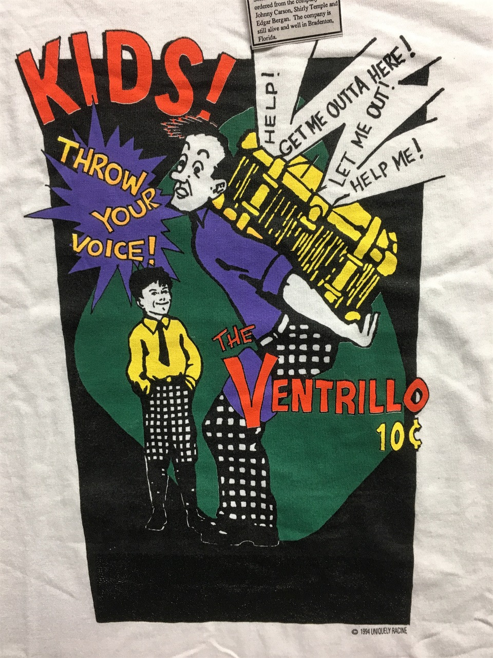 Ventrillo Tee Shirt ( A Rare Find!)