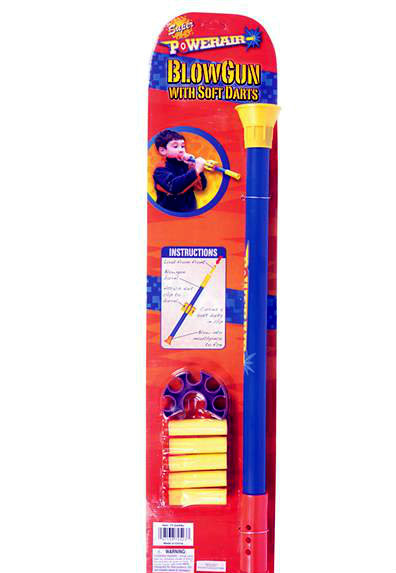 18" PLASTIC BLOW DARTS