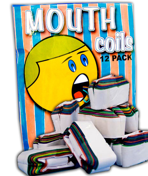 Mouth Coils, Rainbow - 25 Ft Chain