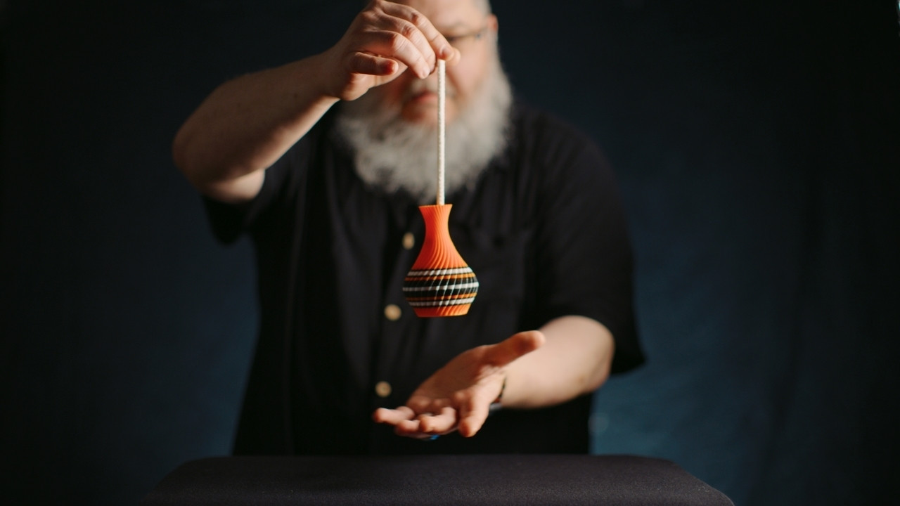 The American Prayer Vase - Genie Bottle (ORANGE) by Big Guy's Magic