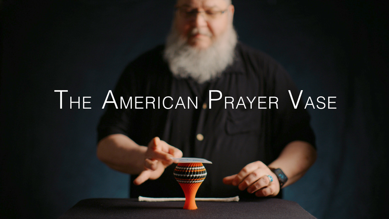 The American Prayer Vase  - Genie Bottle (RAINBOW PASTEL) by Big Guy's Magic