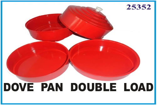 Dove Pan, Double - Red